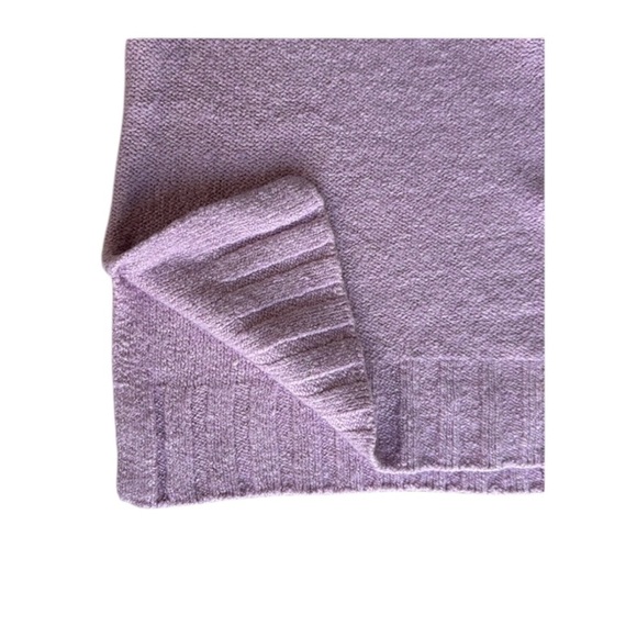 Anthropologie Pilcro Lilac V-Neck Oversized Sweater Size Small - Picture 9 of 9